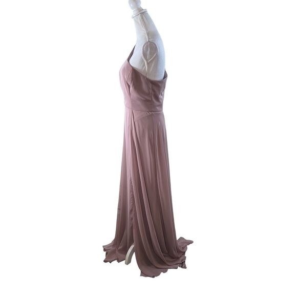 Bella Bridesmaids One Shoulder Chiffon Maxi - Picture 6 of 13